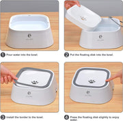 PawDefense™ Smart Non-Spill Pet Water Bowl (1.5L) - For Dogs & Cats image 6