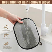 2 Pack Pet Hair Removal Gloves, Magic Brush, Reusable Electrostatic Cat Dog Grooming & Deshedding Glove for Effective Hair Removal on Furniture, Car Seats, Clothing image 6
