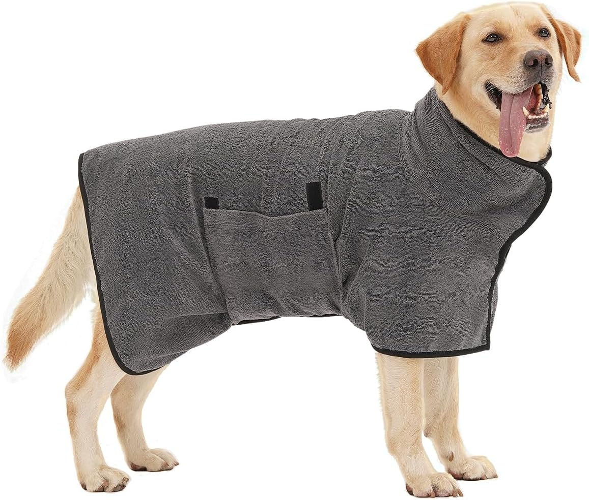 PawDefense™ Quick-Dry Dog Robe