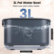 PawDefense™ Premium Stainless Steel Non-Spill Water Bowl (3L) image 6