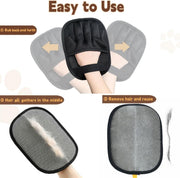 2 Pack Pet Hair Removal Gloves, Magic Brush, Reusable Electrostatic Cat Dog Grooming & Deshedding Glove for Effective Hair Removal on Furniture, Car Seats, Clothing image 3