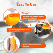 PawDefense™ Steamy Pet Brush - Neon Orange image 6